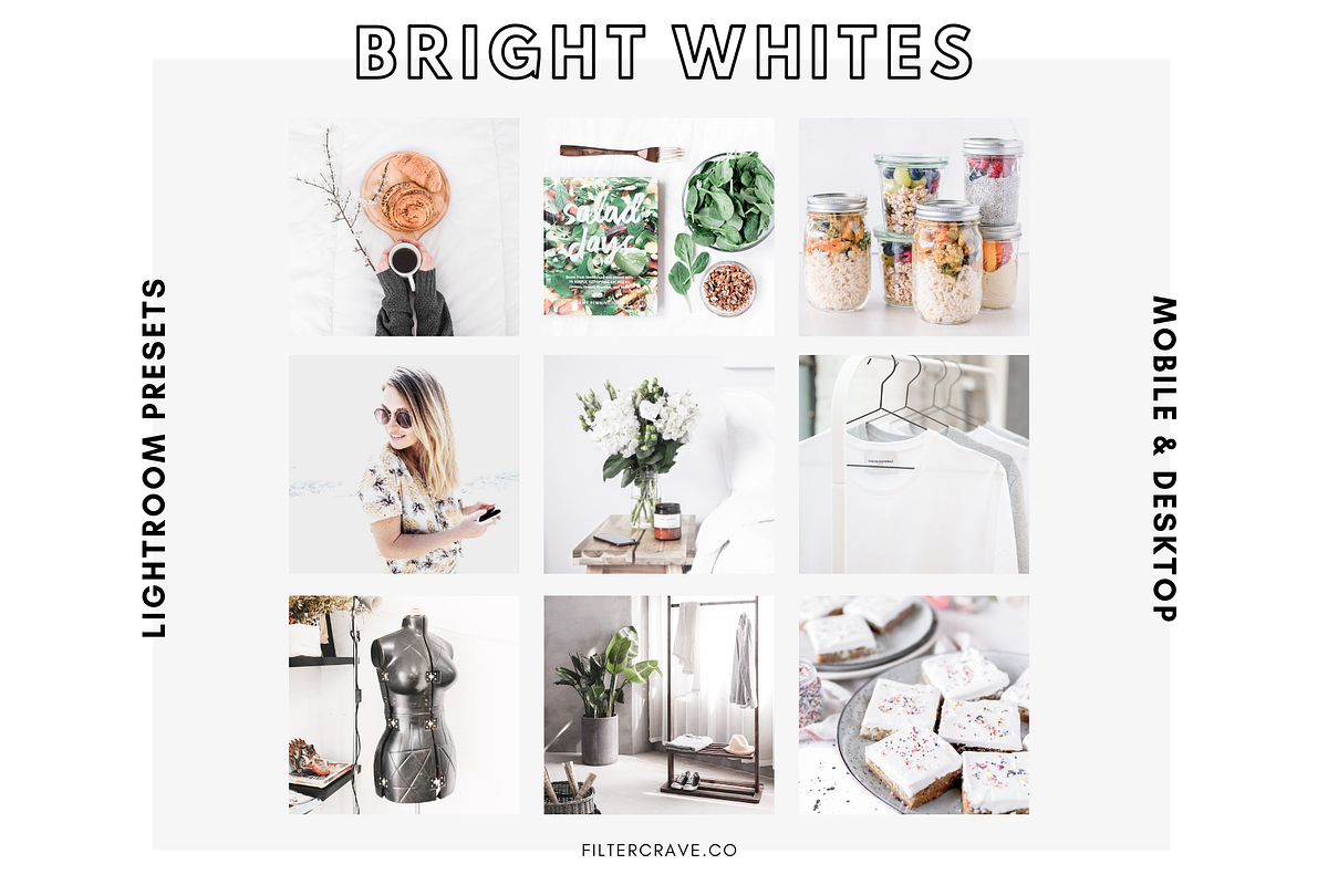 Bright White Lightroom Preset Mobile, an Action Add-On by Filtercrave (Photo 2 of 8)
