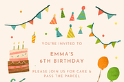 Kids Birthday Invitation template, an Invitation Template by ForeverPrint (Thumbnail 5 of 5)
