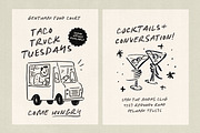 Merlot by Moonlight Casual Caps, a Handwritten Font by Nicky Laatz (Thumbnail 7 of 13)