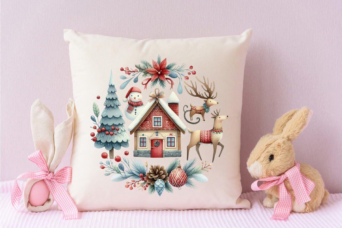 Christmas Scandinavian PNG, an Illustration by Designking (Photo 4 of 4)