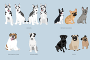 140 Detailed Dogs Clip Art Bundle, an Illustration by Putnam Road Art (Thumbnail 7 of 12)