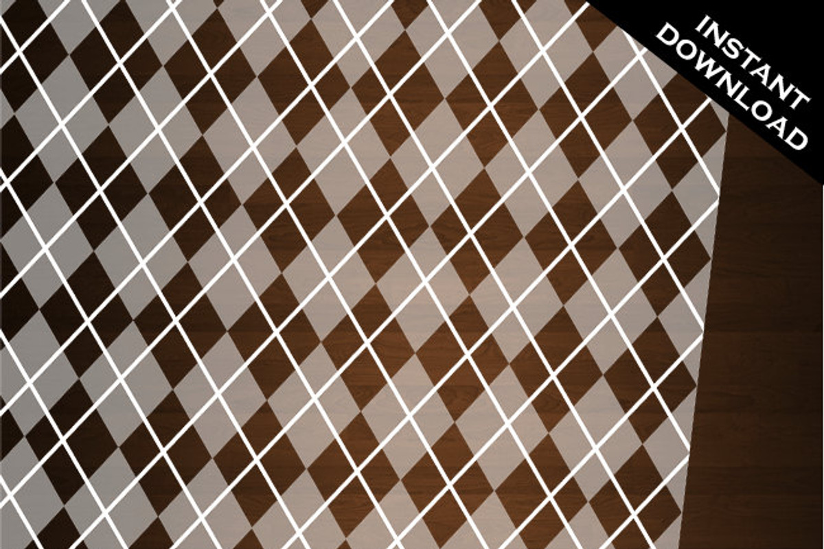 51 Piece Argyle Digital Paper preview 3