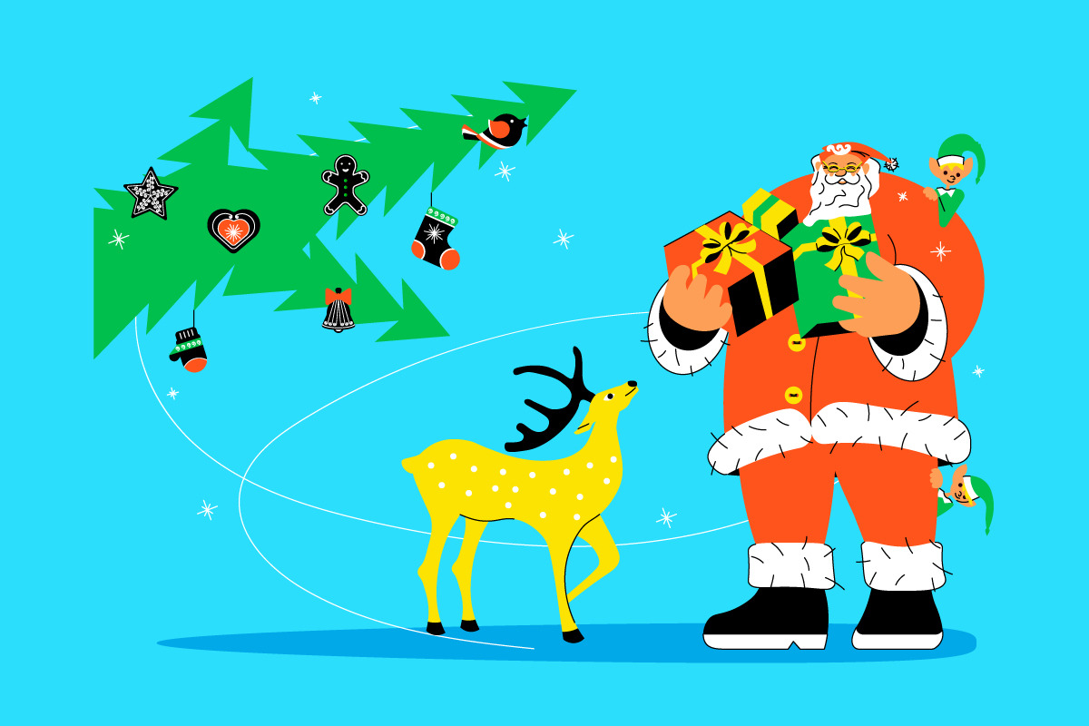 Santa Claus Bundle, a Background Graphic by Lucky Shop (Photo 2 of 7)