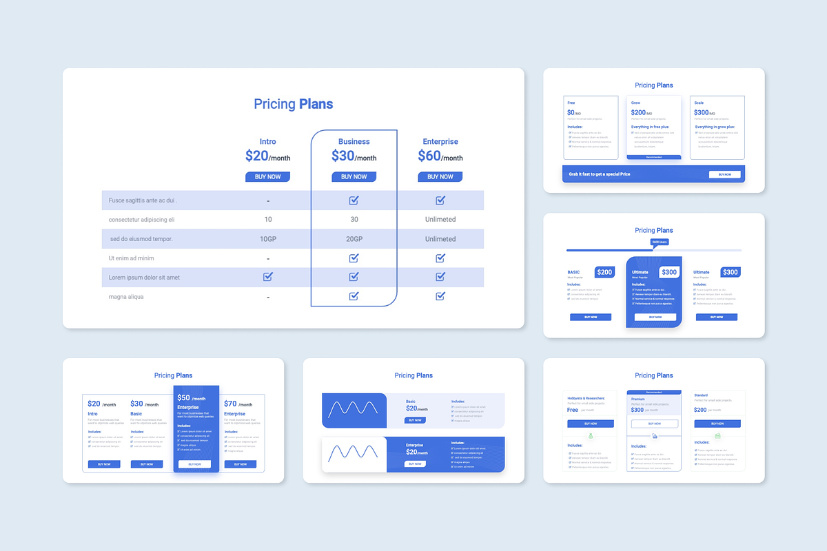 Pricing Plan PowerPoint Template, a Presentation Template by Premast (Photo 2 of 4)