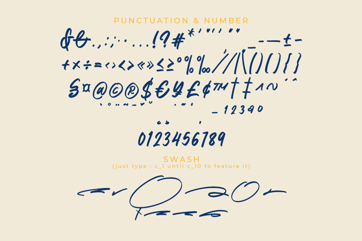 Ambaghy | A Handwritten Font, a Script Font by Colllab Studio (Photo 16 of 17)