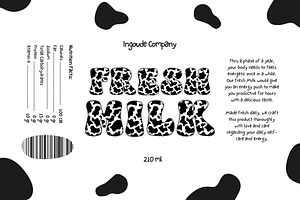 Fox Milkcow Color Font