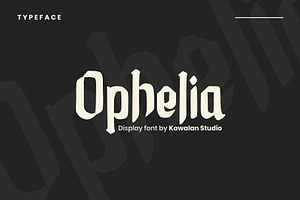 Ophelia | Display Font