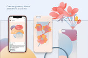 Flowers and shapes collection, an Object Graphic by Uniyok (Thumbnail 7 of 8)