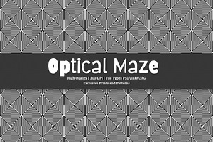 Optical Maze Prints & Patterns