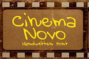 Cinema Novo Font, a Script Font by Minhocossauro Emporium (Thumbnail 2 of 4)