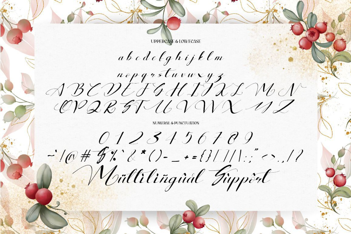 Rathalina Queen Modern Script, a Script Font by JNJ Studio (Photo 9 of 12)
