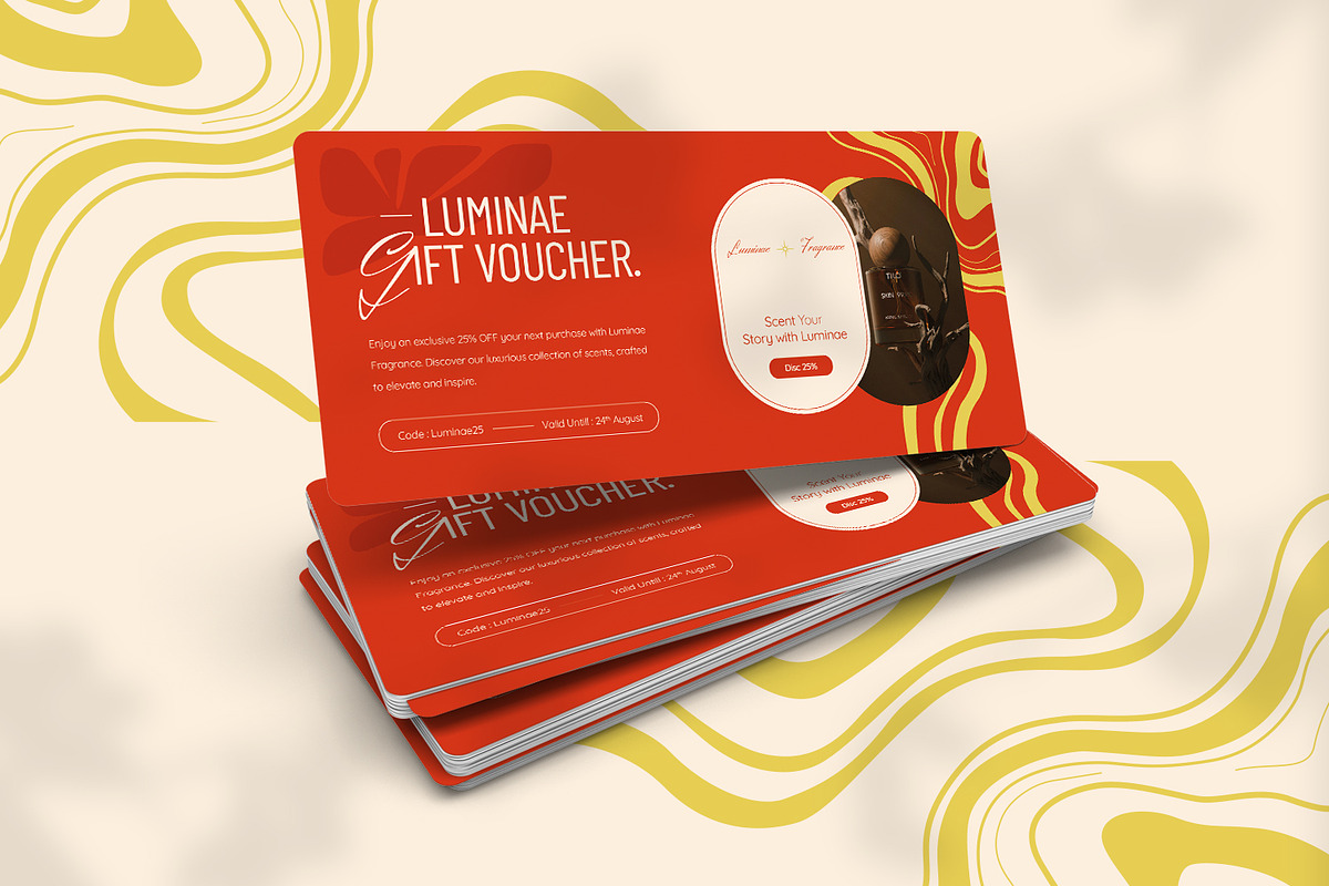 Luminae Fragrance - Gift Voucher, a Card Template by VUNIRA (Photo 2 of 3)