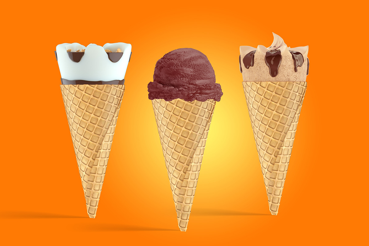 Cool set of ice cream mockups, a Product Mockup by PSD Market (Photo 13 of 13)