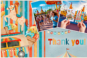 Amusement Park watercolor clip art, an Illustration by ARTerria (Thumbnail 9 of 9)