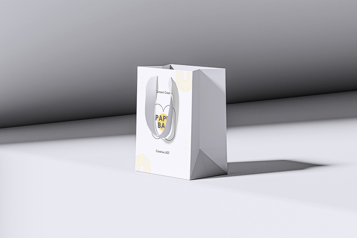 Paper Bag Mockup Set, a Packaging Mockup by Creative_A23 (Photo 3 of 4)