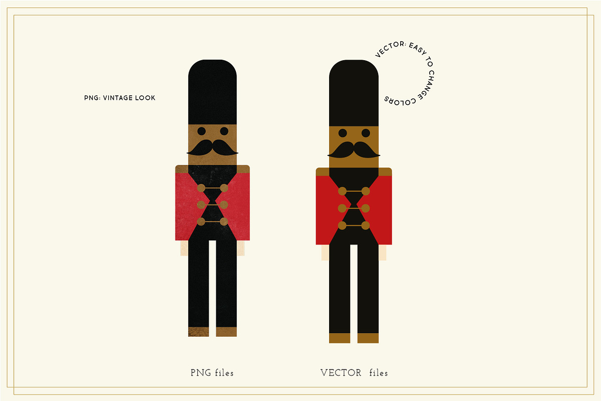 Abstract Christmas Set, an Illustration by All This Concept (Photo 3 of 10)