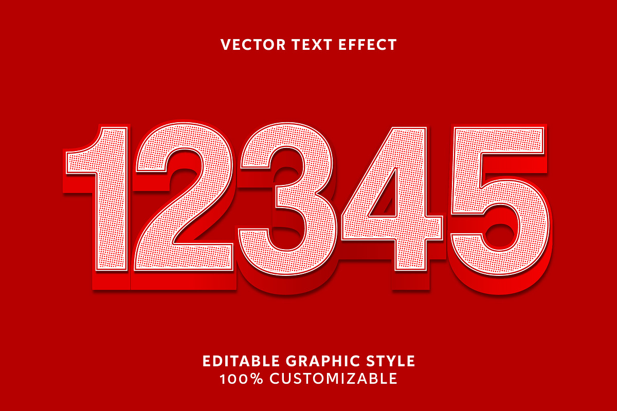 Bold Halftone Display Text Effect preview 2