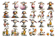Spring animal easter Clipart, an Animal Illustration by ElenazlataArt (Thumbnail 2 of 7)