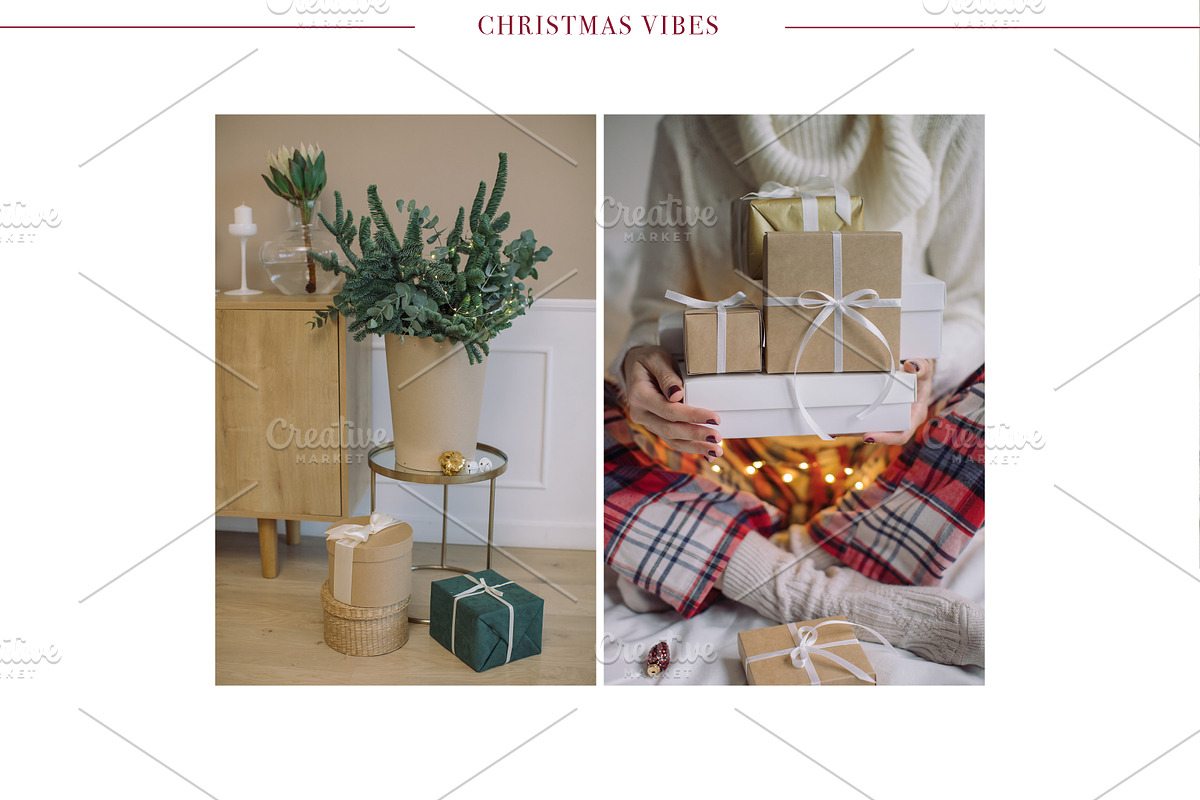 Christmas Vibes#1 | 24 Styled Photos, a Holiday Photo by Nina Stock Photos (Photo 7 of 12)