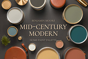 BM Mid Century Modern Paint Palette, a Presentation Template by CONCEPT COLORS (Thumbnail 1 of 9)