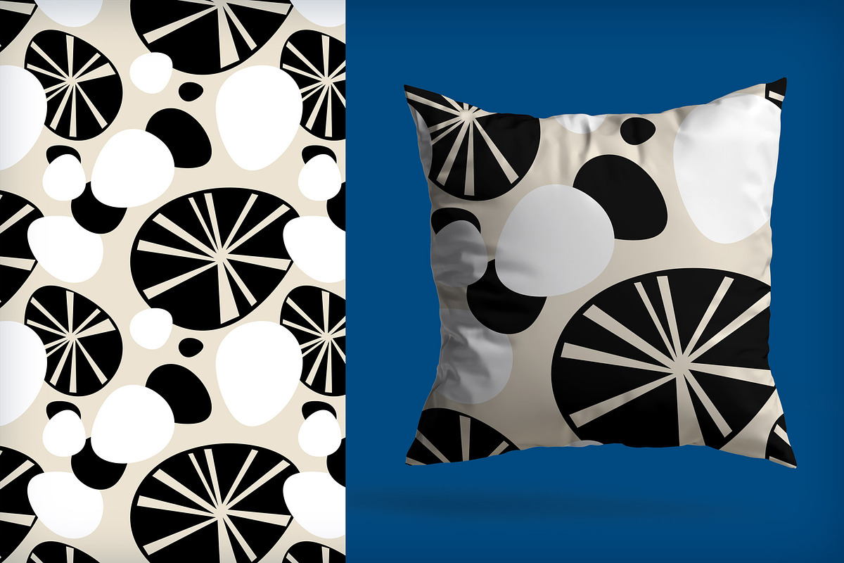 Black & White Pattern Collection, a Pattern Graphic by Pia Kolle (Photo 4 of 8)