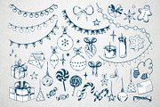 Christmas Snowmen ClipArt Collection, an Object Graphic by Jeanna Draw (Thumbnail 5 of 14)