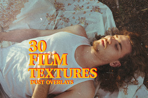 30 FILM DUST TEXTURES OVERLAYS