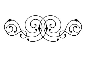 Line curl element.