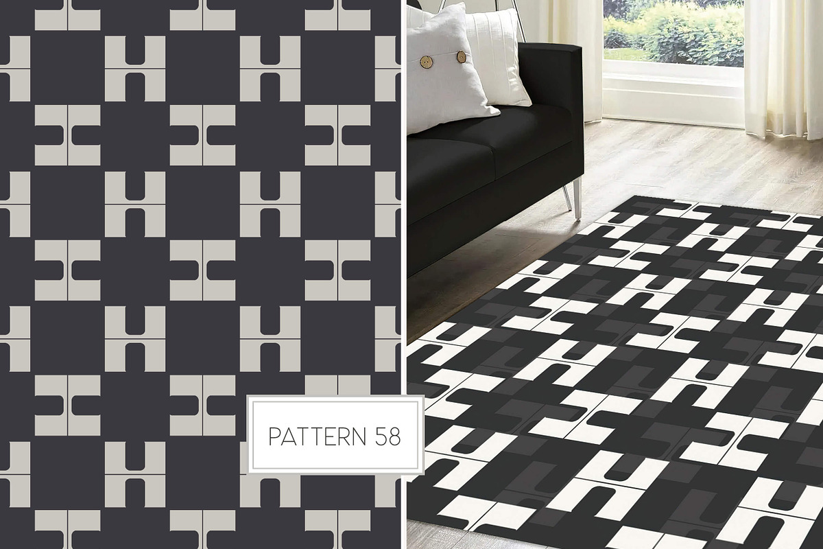 80 Geometric Seamless Pattern Tiles, a Pattern Graphic by Posh Papers & Patterns (Photo 6 of 8)