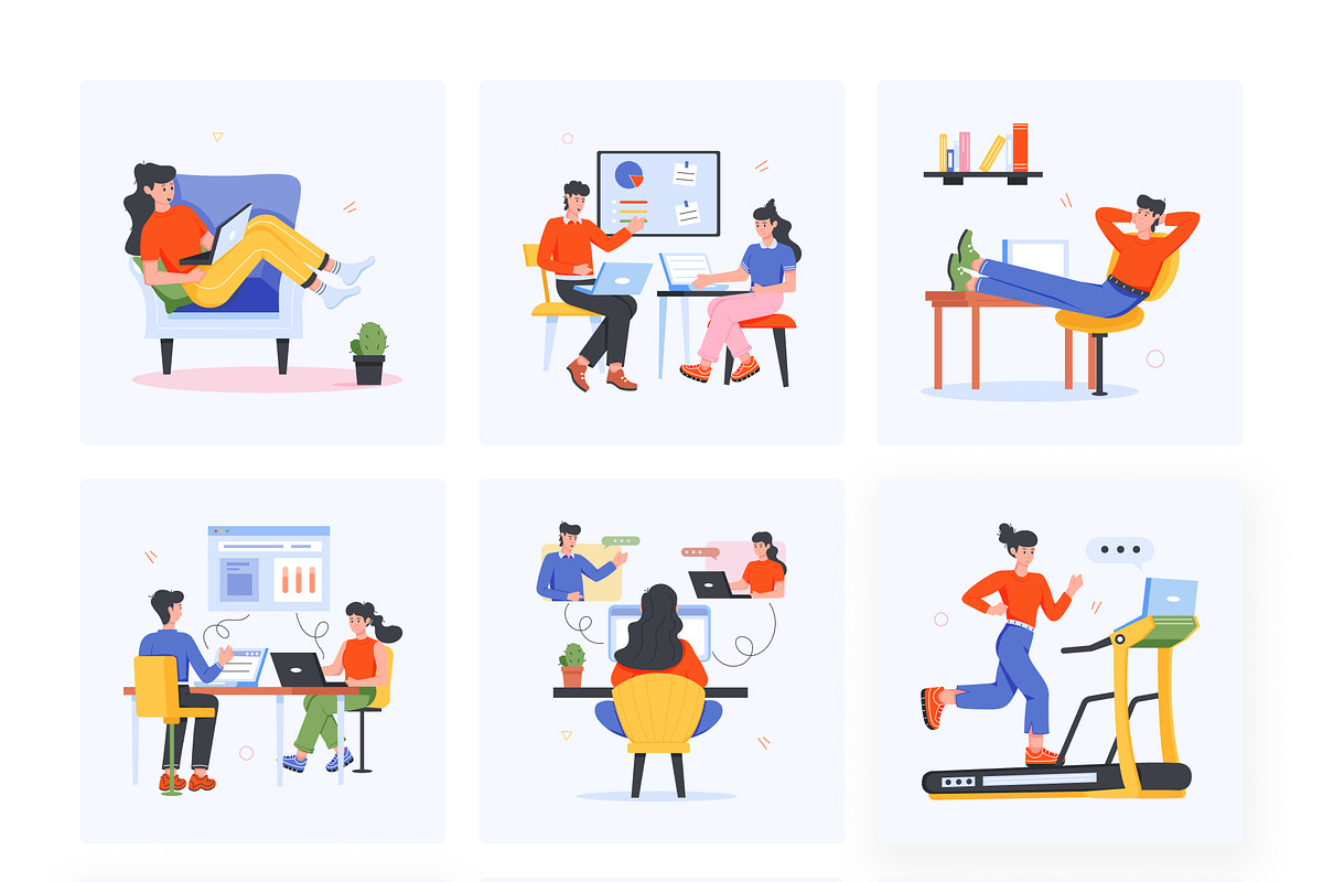 Animated People Working Icons, an Emoji Icon by Vectors Market (Photo 8 of 11)
