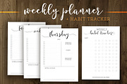 Basic Everyday Planner Printable, a Stationery Template by Qamber Designs & Media (Thumbnail 1 of 3)