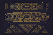 Art Deco Geometric Design Elements, a Pattern Graphic by Marylia (Thumbnail 12 of 13)