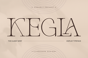 Kegla - Classy Serif Logo Font