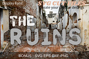 The Ruins Font, SVG Font, a Font by Tattoo Worker Studio (Thumbnail 1 of 4)