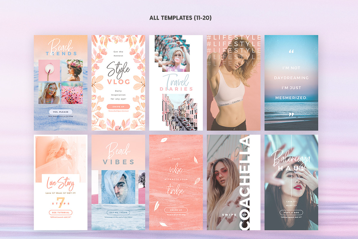 Instagram Stories - Dreamy Vibes Ed., a Social Media Template by The Wedding Shop (Photo 4 of 8)