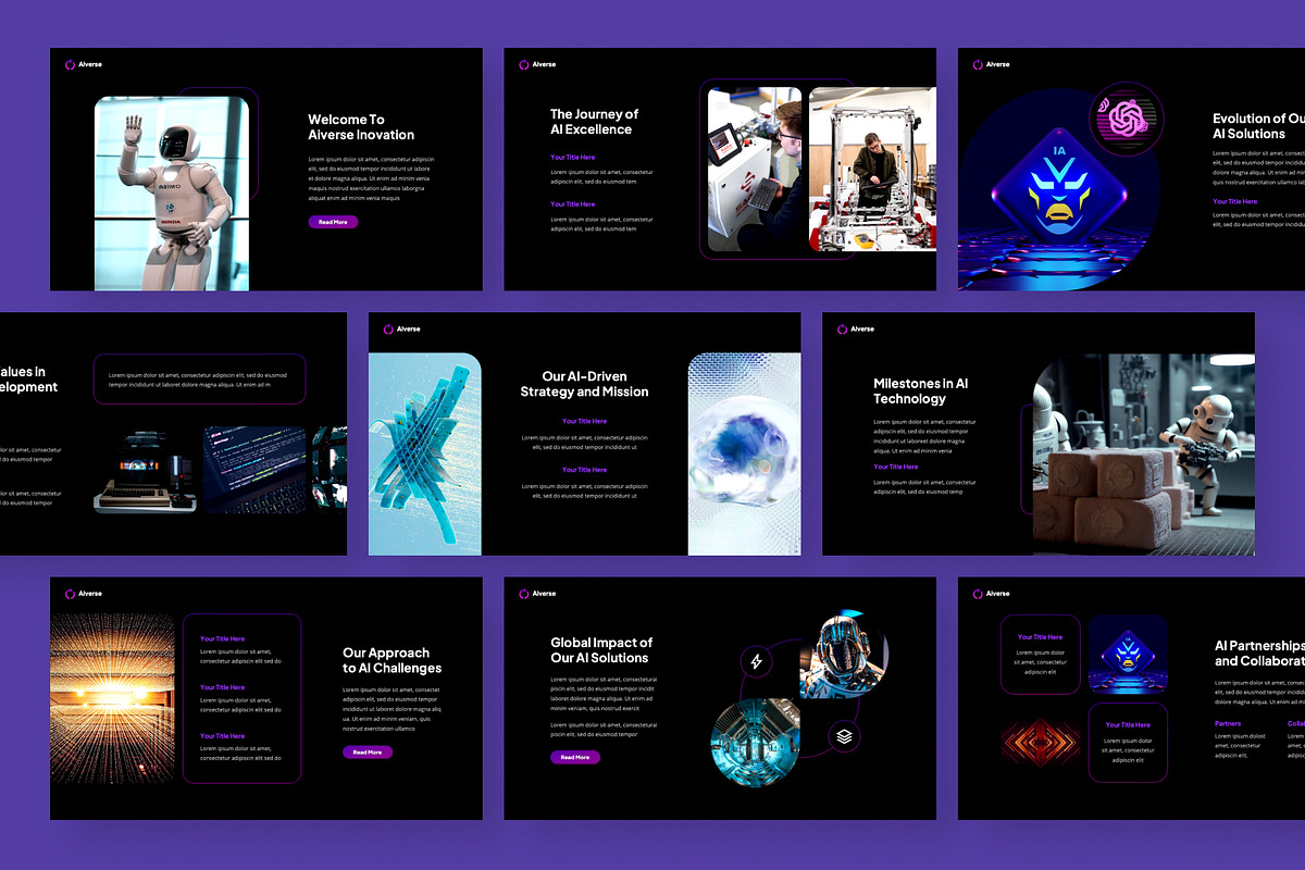 Aiverse - AI Powerpoint Template, a Presentation Template by Panen Creative (Photo 5 of 6)