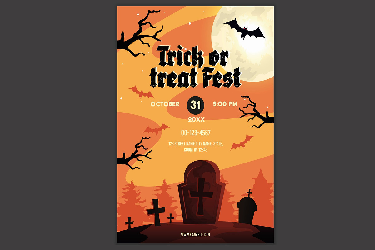 Halloween Party Poster preview 2
