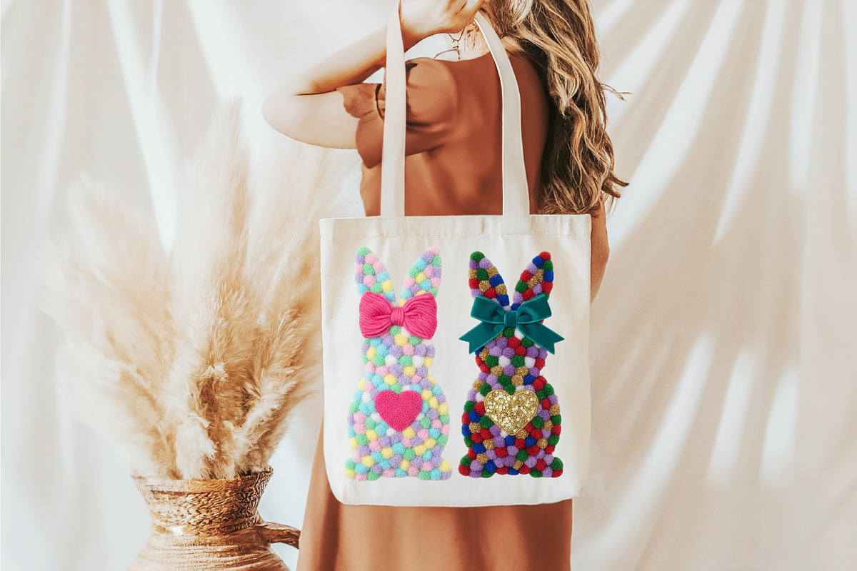 Faux Yarn Easter Png Easter Bunny Pn, an Illustration by designcity5 (Photo 6 of 9)