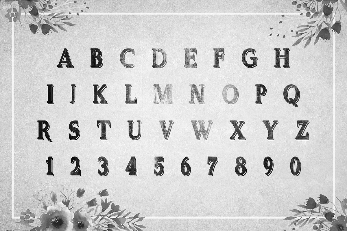 Delayne - Vintage Typeface preview 2