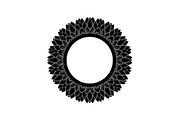 Floral Mandala Circle Frame Bundle, an Illustration by Gaye Art (Thumbnail 10 of 51)