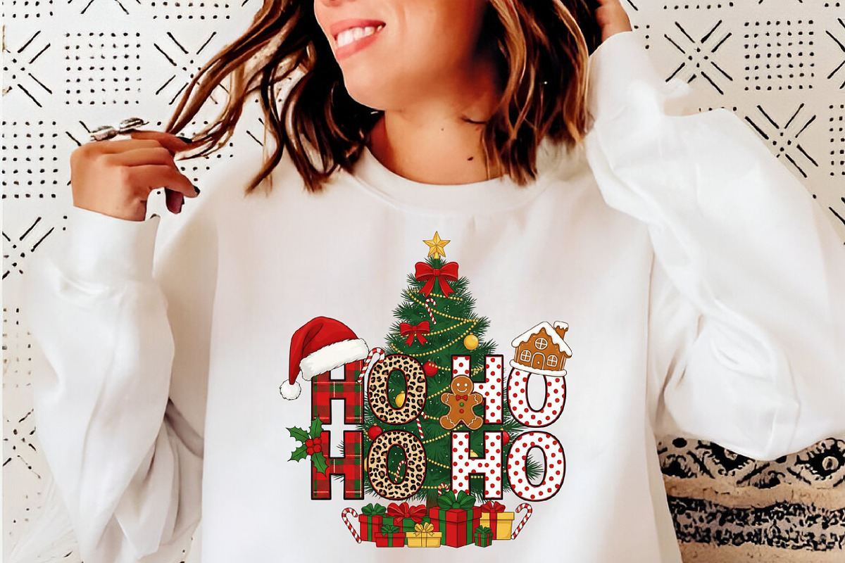 Ho ho ho christmas tree Png, an Illustration by SinaCreation (Photo 3 of 7)