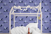 Abstract Birds Seamless Patterns, a Pattern Graphic by Kotulska (Thumbnail 2 of 11)