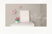 Cute Nursery Wall Frame Mockup., a Print Template by RivusArt (Thumbnail 3 of 3)