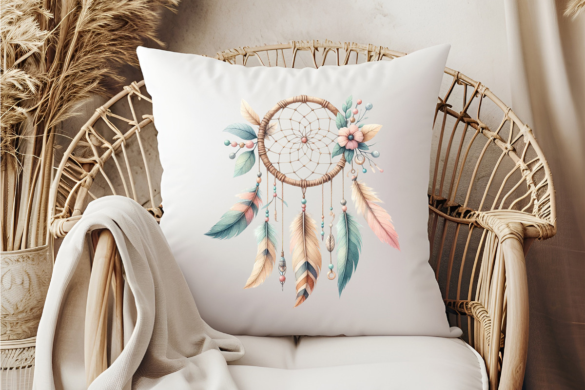Dreamcatcher Clipart PNG, an Illustration by DreamCafeArt (Photo 6 of 6)