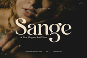 Sange Elegant Serif Font, a Serif Font by Graphicxell (Thumbnail 1 of 8)