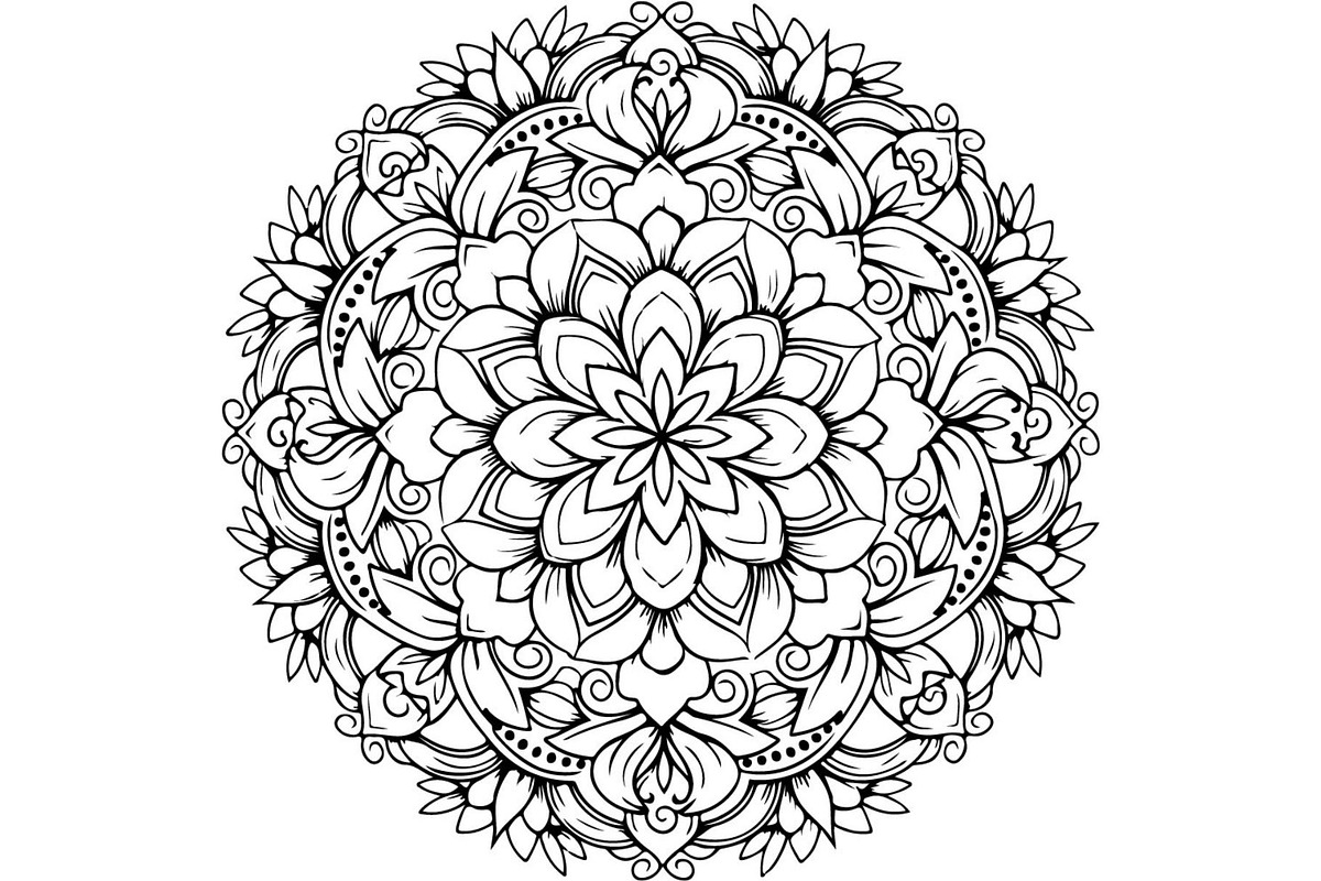 Floral Mandala, an Object Graphic by Designer_Momina (Photo 5 of 19)