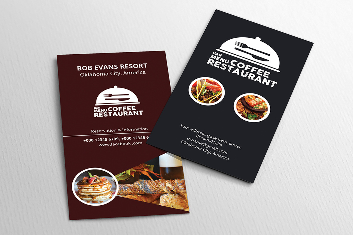 Restaurant Business Card, a Business Card Template by UI_Expert (Photo 3 of 7)