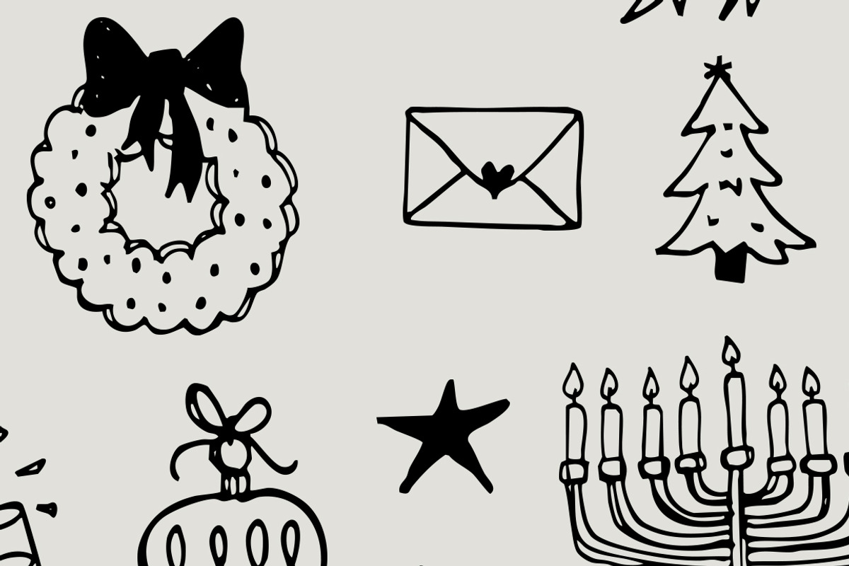 Hand Drawn Holiday Illustrations, a Seasonal Illustration by Britt Fabello (Photo 2 of 3)