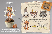 Forest animals, an Animal Illustration by TanyaSchuka (Thumbnail 3 of 5)