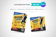Canva Soccer Camp Flyer Template, a Flyer Template by antyalias store (Thumbnail 2 of 5)